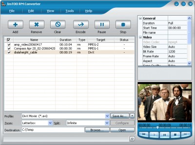ImTOO RM Converter 3 3.8.28.041 screenshot ImTOO RM Converter 3 3.8.28.041 screenshot