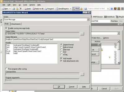 InboxRULES for Rules Wizard 2.11 screenshot InboxRULES for Rules Wizard 2.11 screenshot