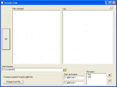 Include Code 1.0 screenshot Include Code 1.0 screenshot