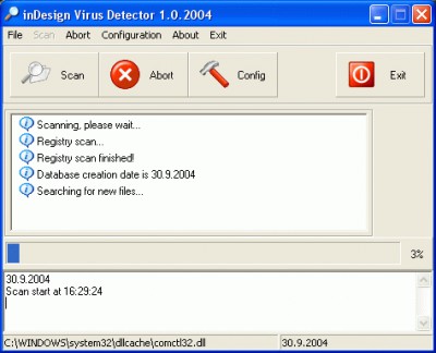 InDesign Virus Detector 1.0.2004 screenshot