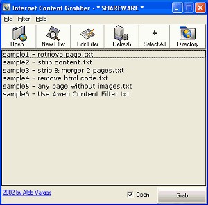 iNET Grabber 1.2 screenshot