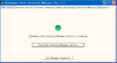 InfoArmor User Security Manager 3.3.2 screenshot InfoArmor User Security Manager 3.3.2 screenshot