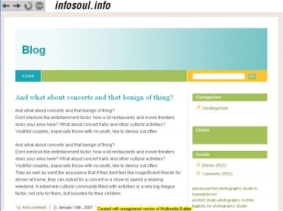 infosoul.exe 1.0 screenshot