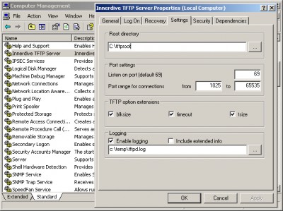 Innerdive TFTP Server 1.1.0.62 screenshot