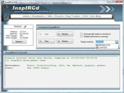 InspIRCd 1.1.22 screenshot