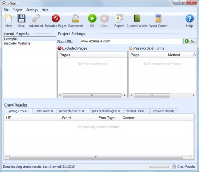 Inspyder InSite 1.2.6 screenshot