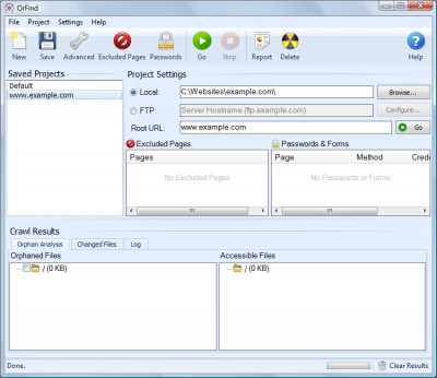 Inspyder OrFind 1.1 screenshot