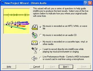 Intelliscore Polyphonic WAV to MIDI Converter 6.3 screenshot