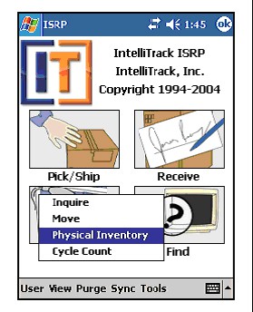 IntelliTrack ISRP Inventory Software 6.2 screenshot IntelliTrack ISRP Inventory Software 6.2 screenshot