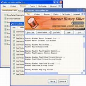 Internet History Killer 3.60 screenshot Internet History Killer 3.60 screenshot