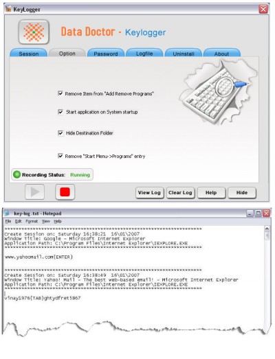 Invisible Key Logger Utility 2.0.1.5 screenshot