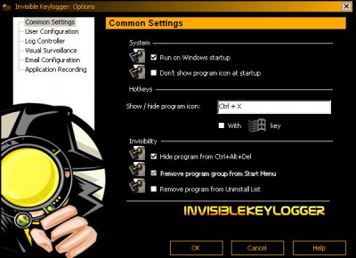 Invisible Keylogger 3.7 screenshot Invisible Keylogger 3.7 screenshot