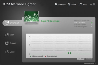 IObit Malware Fighter 2.0 screenshot IObit Malware Fighter 2.0 screenshot