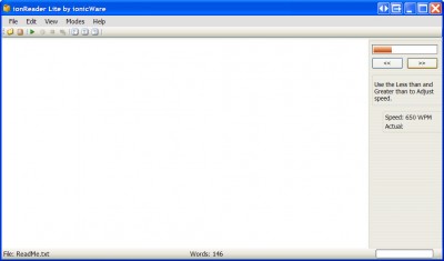 ionReader Lite 1.0 screenshot ionReader Lite 1.0 screenshot
