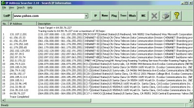 IP Address Searcher 2.12 screenshot IP Address Searcher 2.12 screenshot