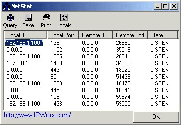 IP_NetStat 1.1.6 screenshot