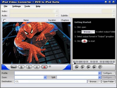IPOD CONVERTER MAX PRO 2007.10902 screenshot IPOD CONVERTER MAX PRO 2007.10902 screenshot