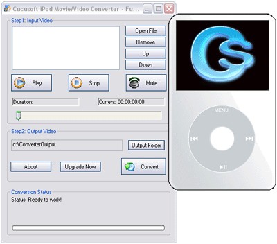 iPod Movie/Video Converter 7.1.0907 screenshot iPod Movie/Video Converter 7.1.0907 screenshot