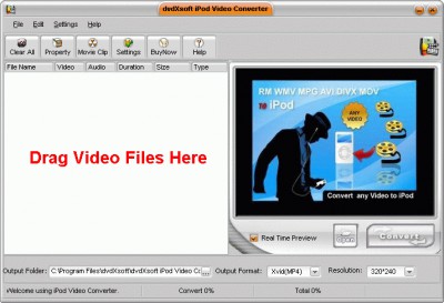 iPod Video Converter platinum 1.00 screenshot iPod Video Converter platinum 1.00 screenshot