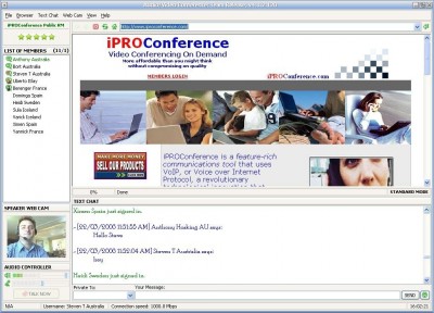 iPROConference Audio/Video S/W V4.2.0.4 screenshot iPROConference Audio/Video S/W V4.2.0.4 screenshot