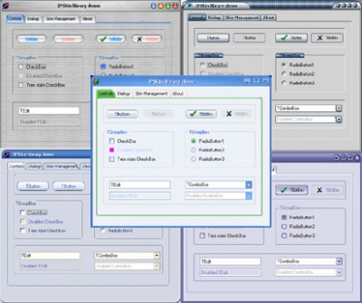 ipSkin library 1.3 screenshot