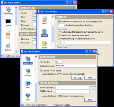 IRC Feed Reader 1.1 screenshot IRC Feed Reader 1.1 screenshot