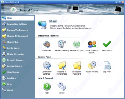 iRemotePC Free 1.6 screenshot