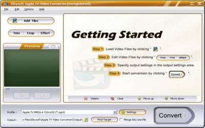 iSkysoft Apple TV Video Converter 1.5.20 screenshot