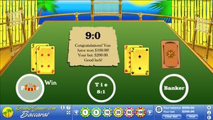 Island Baccarat 1.0 screenshot Island Baccarat 1.0 screenshot
