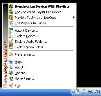 iTunesMyPortable 1.0 screenshot
