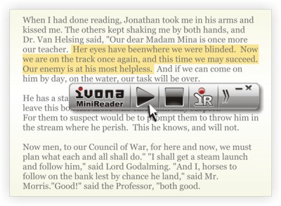 IVONA MiniReader 1.0.12 screenshot IVONA MiniReader 1.0.12 screenshot