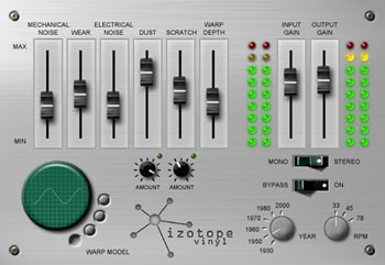 iZotope Vinyl for Winamp 2 1.0 screenshot iZotope Vinyl for Winamp 2 1.0 screenshot