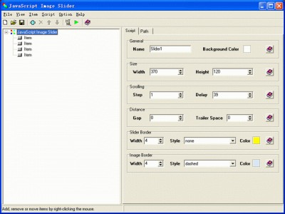 JavaScript Image Slider 1.1 screenshot