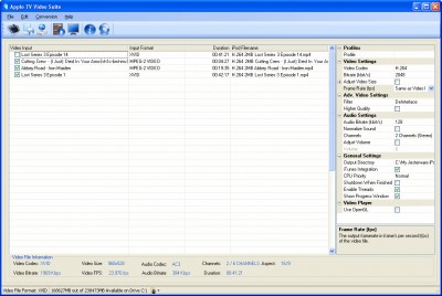 Jesterware Apple TV Video Suite 3.10 screenshot Jesterware Apple TV Video Suite 3.10 screenshot