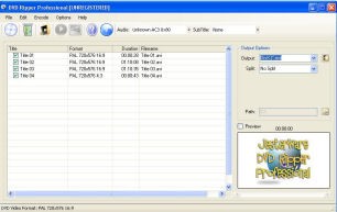 Jesterware DVD Ripper Professional 1.83 screenshot Jesterware DVD Ripper Professional 1.83 screenshot