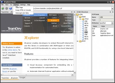 JExplorer 1.7 screenshot JExplorer 1.7 screenshot