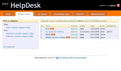 Jitbit HelpDesk 3.1.0 screenshot Jitbit HelpDesk 3.1.0 screenshot