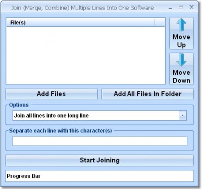 Join (Merge, Combine) Multiple Lines Into One Soft 7.0 screenshot