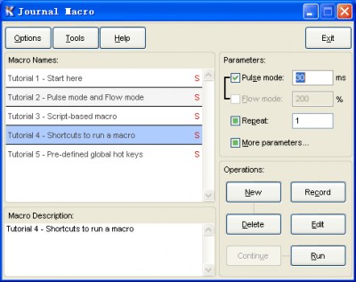 Journal Macro 1.84 screenshot