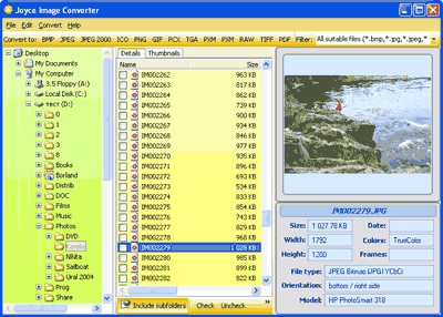 Joyce Image Converter 1.5 screenshot