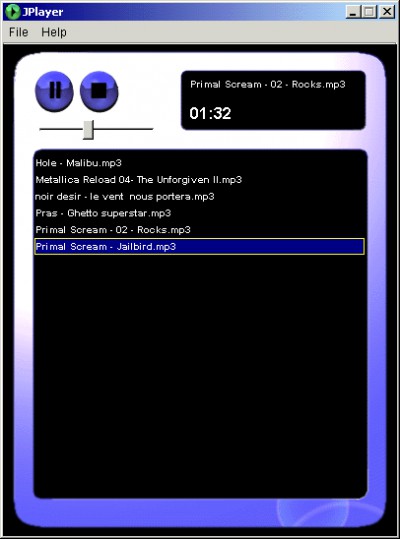 JPlayer 1.10 screenshot JPlayer 1.10 screenshot