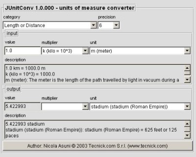 JUnitConv - Units Of Measure Converter 1.0.002 screenshot