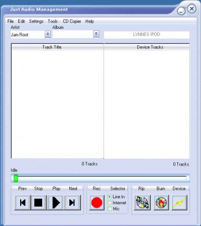 Just Audio Management 3.32.0 screenshot