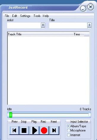 JustRecord 3.32.0 screenshot