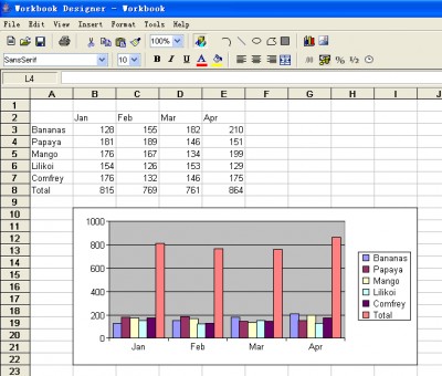 Jxcell 1.6.3 screenshot Jxcell 1.6.3 screenshot