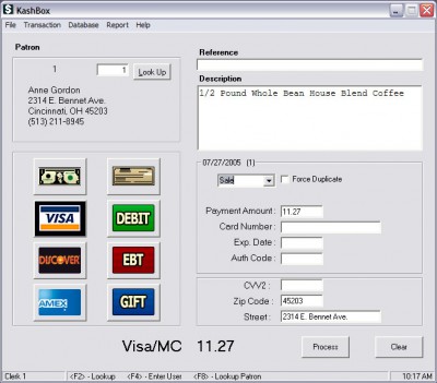 KashBox Payment Processing Software 2.xx screenshot KashBox Payment Processing Software 2.xx screenshot