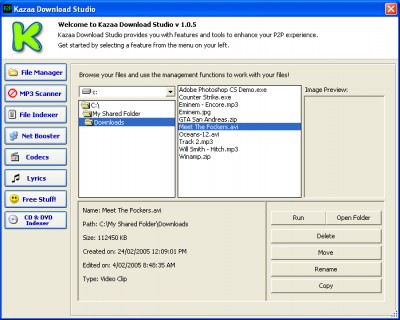 Kazaa Download Studio 1.0 screenshot
