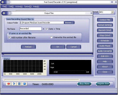 Kazi Sound Recorder 3.10 screenshot
