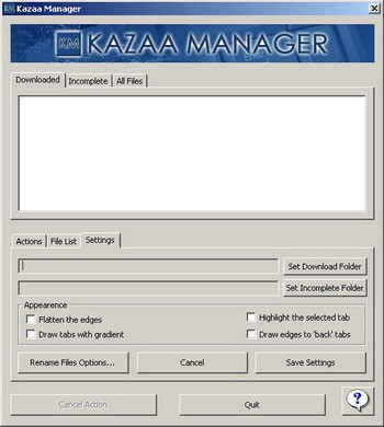 Kazza Manager 1.1 screenshot