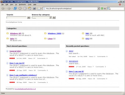 KBPublisher 2.0.1 screenshot KBPublisher 2.0.1 screenshot